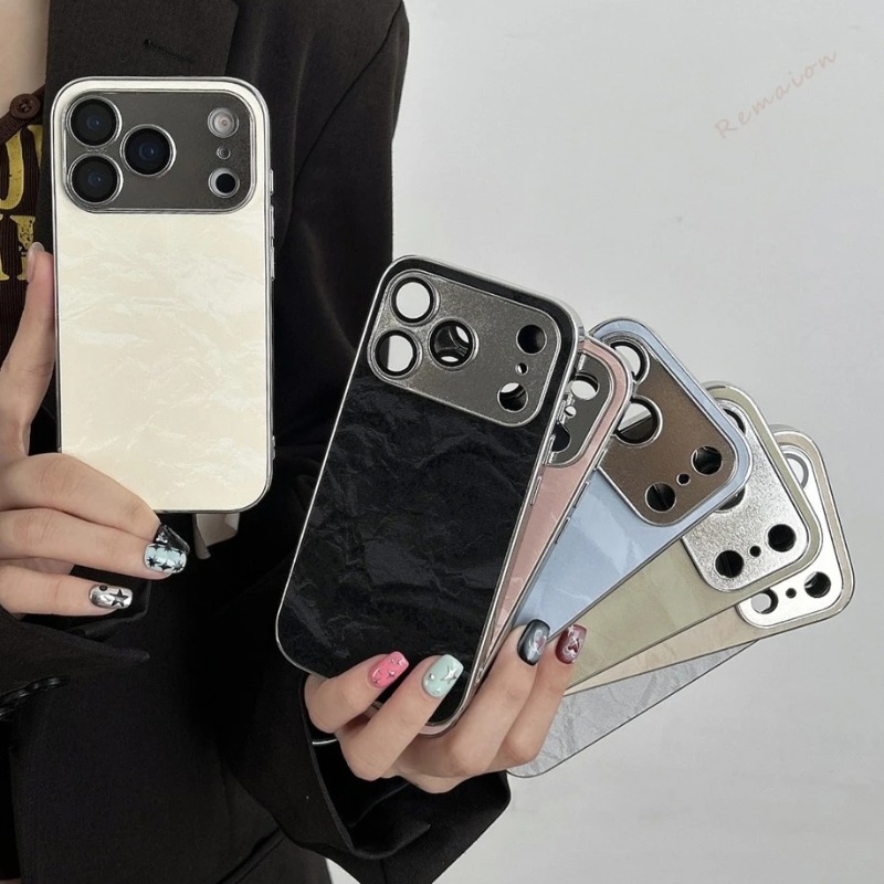 Étui de luxe en cuir plaqué po - Camera Lens Protector avis et prix